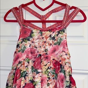 Floral Chiffon Flower Dress - Girls size 10